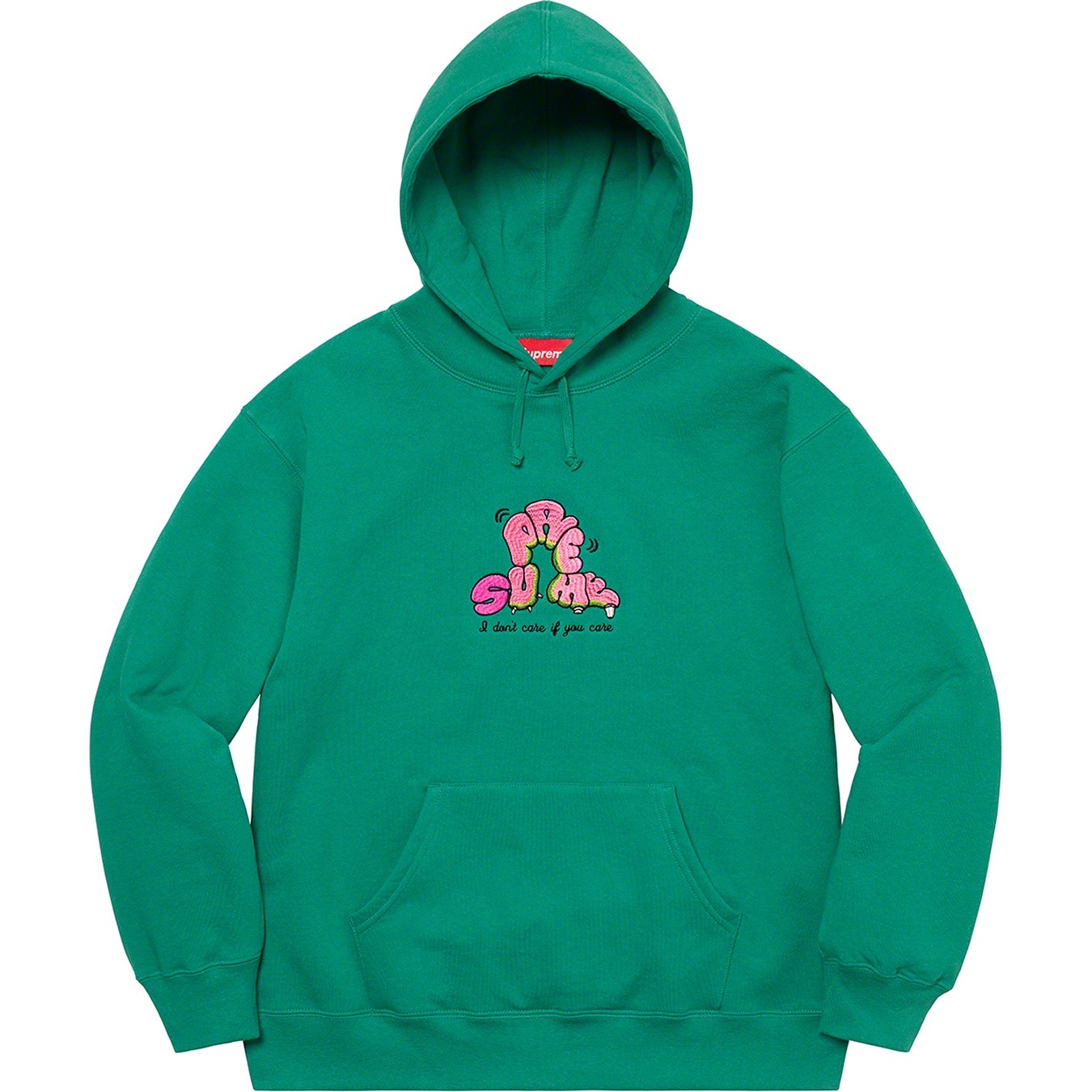 Don't Care Hooded Sweatshirt view 12